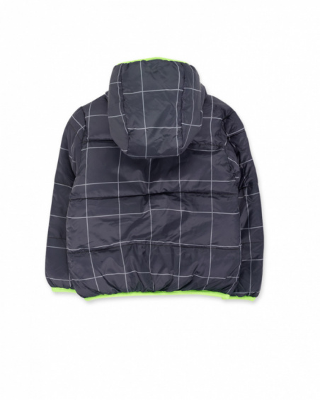 Parka réversible noir jaune Cattitude Parka réversible noir jaune Cattitude