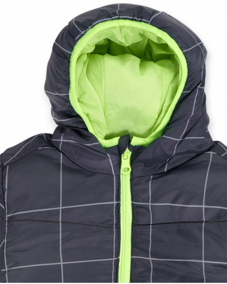 Parka réversible noir jaune Cattitude Parka réversible noir jaune Cattitude