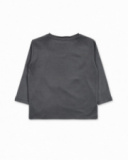 T-shirt gris en maille garçon Cattitude T-shirt gris en maille garçon Cattitude