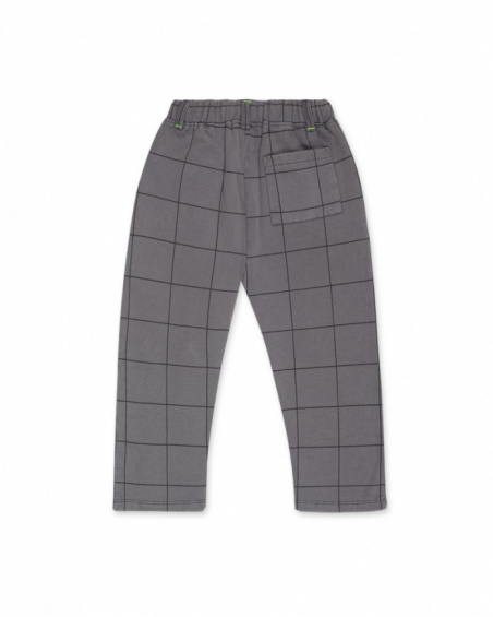 Pantalon peluche gris garçon Cattitude Pantalon peluche gris garçon Cattitude