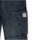 Pantalon gris en maille pour garçon Cattitude Pantalon gris en maille pour garçon Cattitude