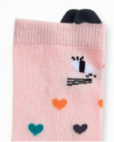 Lot de 2 chaussettes à motifs fille Cattitude Lot de 2 chaussettes à motifs fille Cattitude