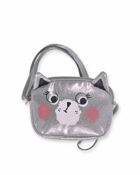 Sac argenté fille Cattitude