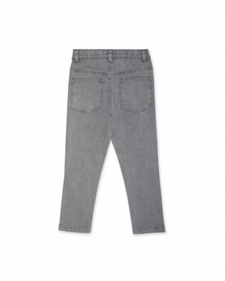 Pantalon twill gris garçon Big Hugs Pantalon twill gris garçon Big Hugs