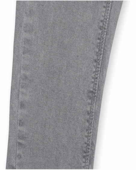 Pantalon twill gris garçon Big Hugs Pantalon twill gris garçon Big Hugs