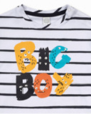 T-shirt blanc en maille garçon Big Hugs T-shirt blanc en maille garçon Big Hugs