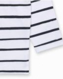 T-shirt blanc en maille garçon Big Hugs T-shirt blanc en maille garçon Big Hugs