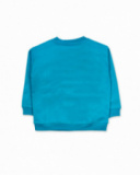 Sweat molleton bleu pour garçon Big Hugs Sweat molleton bleu pour garçon Big Hugs