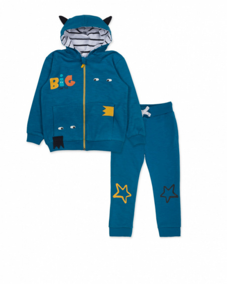 Ensemble peluche bleu pour garçon Big Hugs Ensemble peluche bleu pour garçon Big Hugs