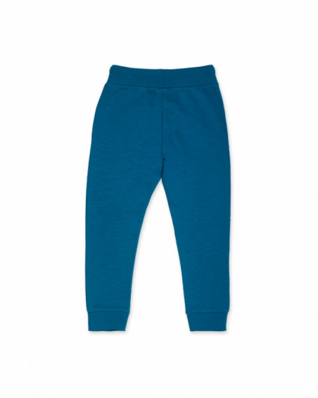 Pantalon peluche bleu garçon Big Hugs Pantalon peluche bleu garçon Big Hugs