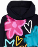 Robe peluche noire pour fille Big Hugs Robe peluche noire pour fille Big Hugs