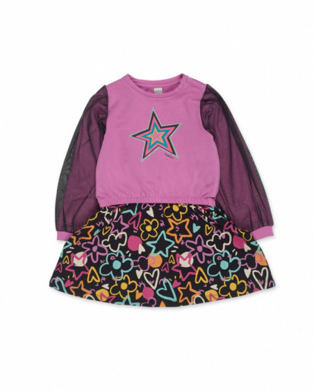 Robe peluche en tulle rose pour fille Big Hugs Robe peluche en tulle rose pour fille Big Hugs