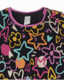 Robe peluche noire fille Big Hugs Robe peluche noire fille Big Hugs
