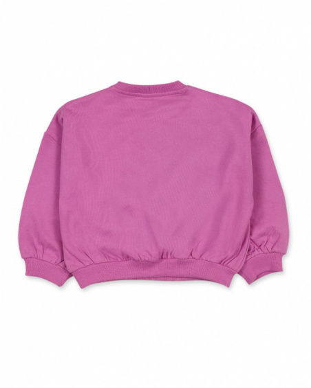 Sweat peluche rose pour fille Big Hugs Sweat peluche rose pour fille Big Hugs