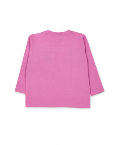 T-shirt en maille rose fille Big Hugs T-shirt en maille rose fille Big Hugs