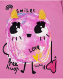 T-shirt en maille rose fille Big Hugs T-shirt en maille rose fille Big Hugs