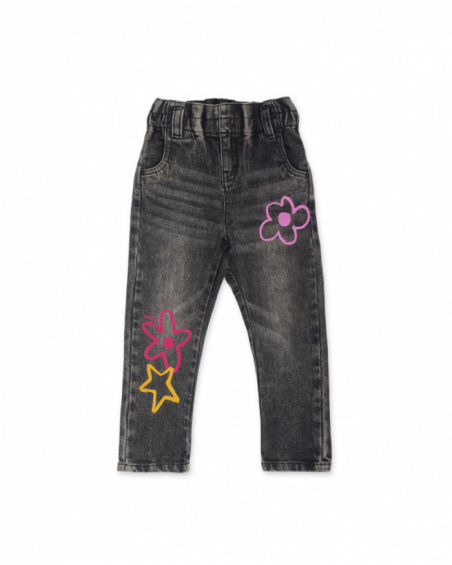 Pantalon en jean gris fille Big Hugs Pantalon en jean gris fille Big Hugs