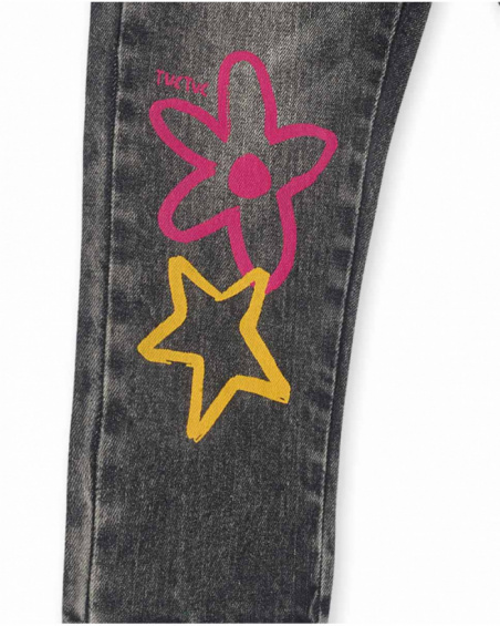 Pantalon en jean gris fille Big Hugs Pantalon en jean gris fille Big Hugs
