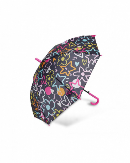 Parapluie imprimé noir pour fille Big Hugs