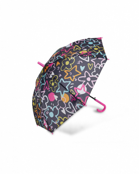 Parapluie imprimé noir pour fille Big Hugs Parapluie imprimé noir pour fille Big Hugs