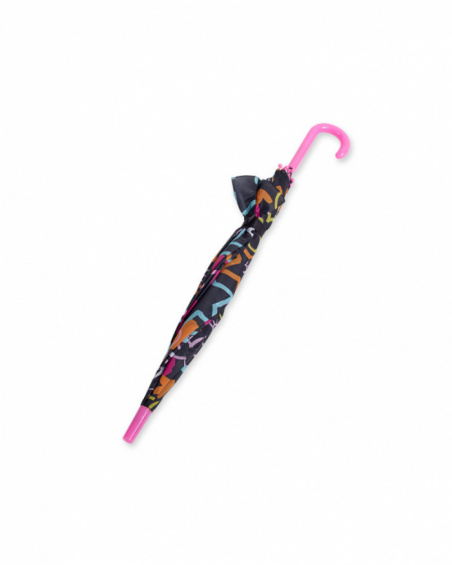 Parapluie imprimé noir pour fille Big Hugs Parapluie imprimé noir pour fille Big Hugs
