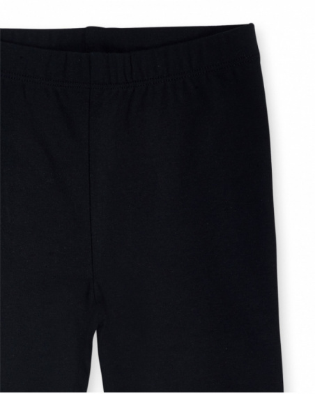 Legging noir en maille fille Big Hugs Legging noir en maille fille Big Hugs