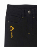 Pantalon twill noir garçon Big Hugs Pantalon twill noir garçon Big Hugs