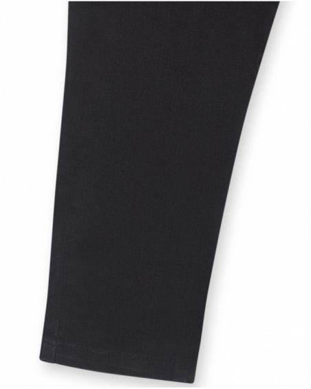 Pantalon twill noir garçon Big Hugs Pantalon twill noir garçon Big Hugs