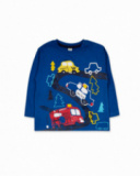 T-shirt jersey bleu garçon Road to Adventure T-shirt jersey bleu garçon Road to Adventure