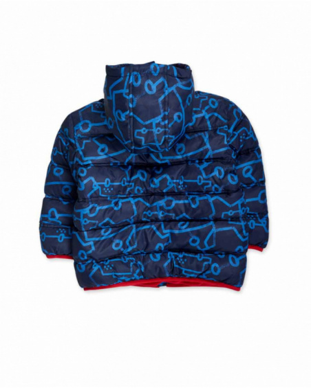 Parka matelassée garçon Road to Adventure bleue Parka matelassée garçon Road to Adventure bleue