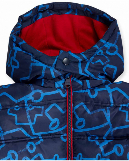 Parka matelassée garçon Road to Adventure bleue Parka matelassée garçon Road to Adventure bleue