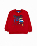 Sweat molleton rouge garçon Road to Adventure Sweat molleton rouge garçon Road to Adventure