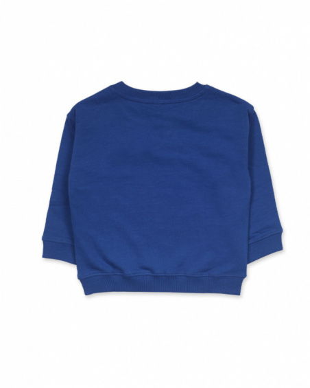 Sweat bleu polaire garçon Road to Adventure Sweat bleu polaire garçon Road to Adventure