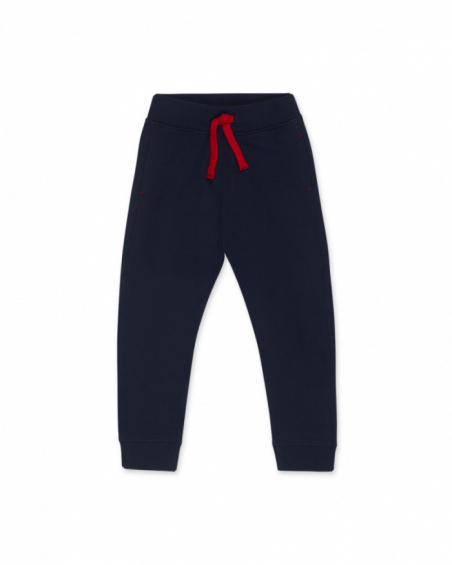 Pantalon molleton Road to Adventure bleu garçon Pantalon molleton Road to Adventure bleu garçon