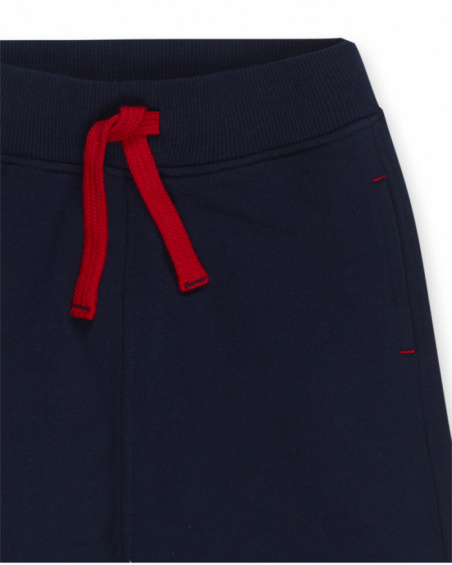 Pantalon molleton Road to Adventure bleu garçon Pantalon molleton Road to Adventure bleu garçon