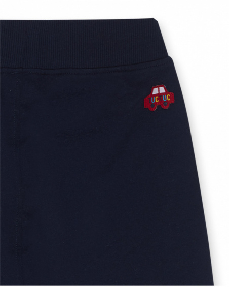 Pantalon molleton Road to Adventure bleu garçon Pantalon molleton Road to Adventure bleu garçon