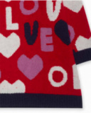 Robe en tricot rouge pour fille Road to Adventure Robe en tricot rouge pour fille Road to Adventure