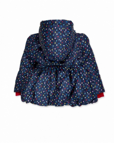 Parka matelassée fille Road to Adventure bleue Parka matelassée fille Road to Adventure bleue