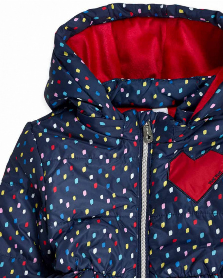 Parka matelassée fille Road to Adventure bleue Parka matelassée fille Road to Adventure bleue