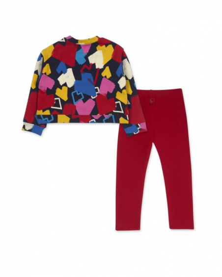 Ensemble peluche rouge pour fille Road to Adventure Ensemble peluche rouge pour fille Road to Adventure