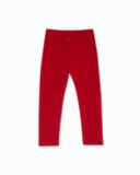 Legging en peluche rouge pour fille Road to Adventure Legging en peluche rouge pour fille Road to Adventure