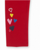 Legging en peluche rouge pour fille Road to Adventure Legging en peluche rouge pour fille Road to Adventure