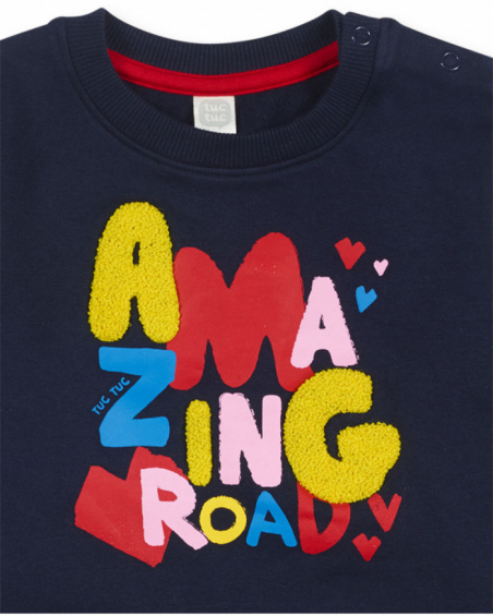 Ensemble peluche bleu pour fille Road to Adventure