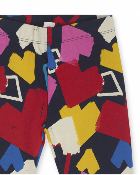 Legging en peluche bleu pour fille Road to Adventure Legging en peluche bleu pour fille Road to Adventure