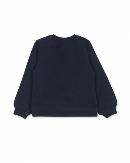 Sweat bleu en molleton pour fille Road to Adventure Sweat bleu en molleton pour fille Road to Adventure