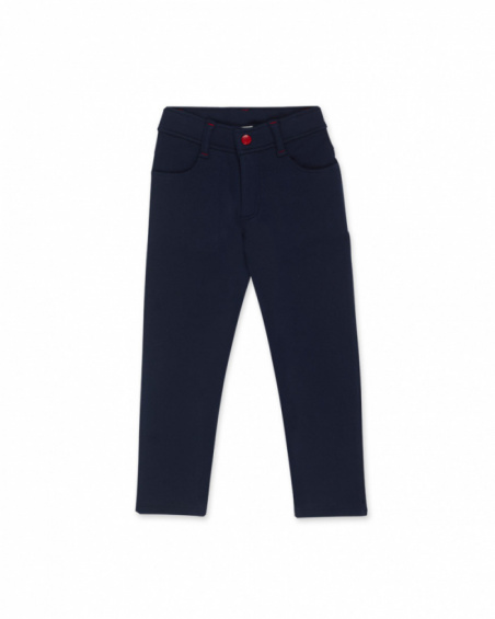Legging bleu en maille pour fille Road to Adventure Legging bleu en maille pour fille Road to Adventure