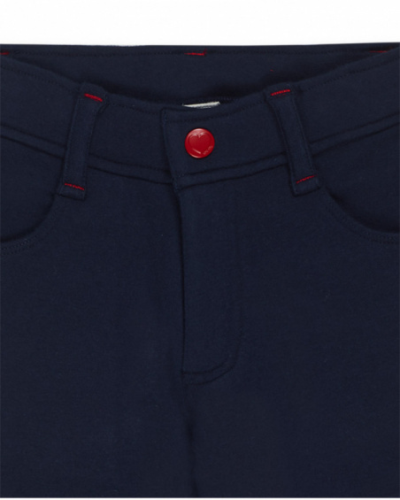 Legging bleu en maille pour fille Road to Adventure Legging bleu en maille pour fille Road to Adventure