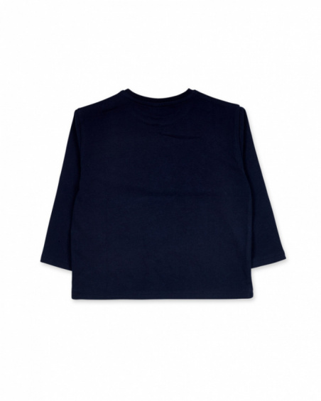 T-shirt bleu en maille Road to Adventure garçon T-shirt bleu en maille Road to Adventure garçon
