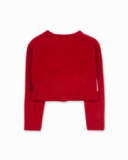 Veste en tricot rouge pour filles Road to Adventure Veste en tricot rouge pour filles Road to Adventure