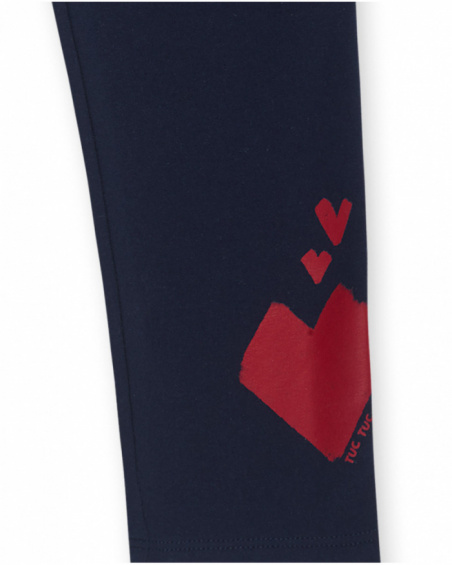 Legging fille bleu peluche Road to Adventure Legging fille bleu peluche Road to Adventure
